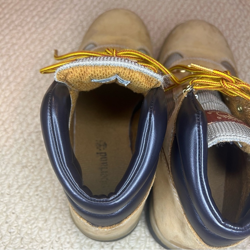 Boy’s Timberland Brown Field Boots - Picture 8 of 11